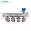hvac system  manifold brass normally open manifold valve water valve heater integrated regulating manifold