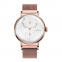 stainless steel mechanical watches man fahion genuine leather automatic Watch