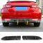 2PCS ABS Black Rear Bumper Lip Diffuser Refit Fit For Toyota Camry SE/XSE 2018-2019