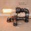Hot Selling Creative Desk Lamp E27 Vintage Water Pipe Table Lamps