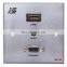 JS-WP123 Electric Metal Female Multi Plug Wall Socket