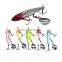 Factory Price Metal Sequins Fishing Lures Hard Baits Metal VIB Hard Lure with spinning spoon