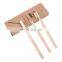 High quality 100% biodegradable replaceable head foldable bamboo toothbrush