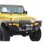 Auto Parts Front Bumper With D-rings For TJ Black Front Bumper Guard For Wrangler YJ 87-06
