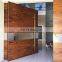 Simple wooden sliding exterior pivot entry door modern solid wood front door