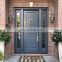 european luxurious style residential main entry wooden doors design double security with sidelights timber front door