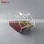 Retail Store Acrylic Grain Dispenser Clear Round Acrylic Food Dispenser With Divider
