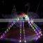 30cm hanging garden tree decor lighting led meteor shower rain tube lights