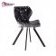 Contemporary upholstered solid dining chairs restaurant chair
