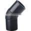 Hot sale Factory output price PE100  22.5  30  35  45   60   90 degree elbow HDPE fittings