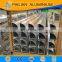 Custom different sizes aluminium quarter round tube , triangle aluminum pipes , aluminum half round tubes