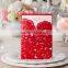Hindu Exclusive Red Flowers Luxury Wedding Invitation Cards