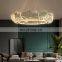 Modern Minimalist Living Room Gold Pendant Light Nordic Creative Bedroom Dining Room LED Ring Chandelier