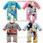 kids winter baby solid color infant rompers custom print AG-LA0008