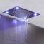 Chromotherapy shower set  large size LED showerhead rainfall shower head