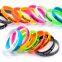 Silicone Wristband Wrist Band Design Your Own Cheap Personalized Custom Logo Rubber Silicone Bracelets