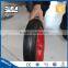 Heavy Duty Solid Industrial Caster Wheel Rubber Wheelbarrow Wheel 14x3.50-8