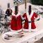 Bulk Christmas Wine Sleeve Sets - Detachable Santa Coat Style for Wholesale Party Supplies