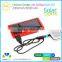 2015 wholesale 3000mah solar cellphone power bank charger , portable solar power bank 3000mah
