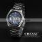 2015 Fashion Curren watches sport stainless steel waterproof Japan quartz Movt 018AM&LS