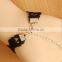 Vintage Style Black Lace Bracelet and Ring