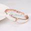 Latest design 18k gold plated bangle wholesale