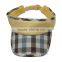 Checked design children custom baseball cap factory supply