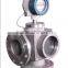 Pipe temperature and flow sight glass/indicator