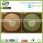 best green natural bamboo fiber pet water food bowl, bamboo fiber pet cat feeder pot
