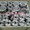 welded flat steel flanges (GOST 12821-80) of various steel grades.
