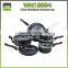 Aluminium cookware saucepan fry pan with induction bottom aluminium cookware set with good price