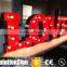 Channel bulb light sign