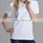 Plain dry fit polo shirt cotton stock polo shirt for women