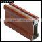 2014 Hot Sale High Quality Wood Color Closet Door Aluminum Profile