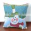 PLUS Christmas Snowman Custom Zippered Square Cushion Cover Case, 18-inch x 18-inch