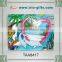 Indoor decoration stained glass photo frame with dolphin