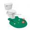 Toilet Golf Joke & Novelty Set - Putter Practice in the Bathroom Toy with this Potty Putter