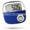new gift and new product style transparent plastic white color pedometer siple pedometer for