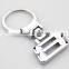 Low Moq Silver Color Custom Bmw Keychain