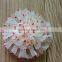 Hot sell handmade fabric dot pattern flowers H-546