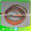 orange color of waterproof electroluminescent tape using for outside decoration