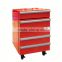 JGA Retro Style 1 Drawer 50L Mini Toolbox Refrigerator , Safe Fridge With 4 Wheels Can Cooler