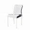 Small apartment minimalist dining table round tempered glass dining table