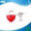 Promotional Red Heart Shape Mini Diary Lock and Key Quality Choice Most Popular