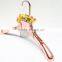 Electroplating gold plastic hanger /fancy clothes hanger