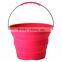 Portable and Eco friendly silicone collapsible ice buckets/silicone beer bucket
