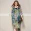 Super soft 100 Silk Long Dresses Bohemian Femme Casual Clothing Slim Party Dresses