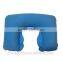 High Quality Flocked PVC Inflatable Travel Neck Pillow