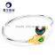 baroque shape tahitian real pearl with s925 saltwater pearl bracelet
