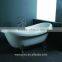 Q119 acrylic free standing claw foot antique bath tub